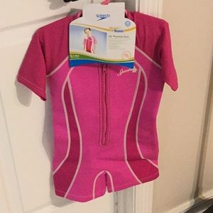 NWT Speedo girls shortie thermal suit